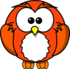Orange Owlette Clip Art