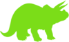 Triceratops Large Clip Art