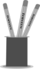 Pencil Stand Clip Art