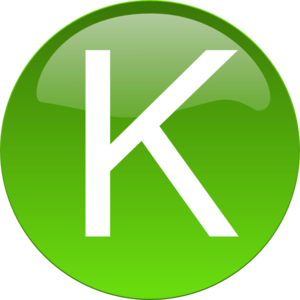 Green K Clip Art