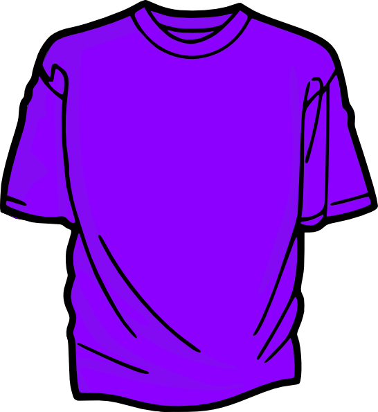 Download T-shirt-purple Clip Art at Clker.com - vector clip art ...