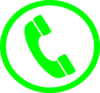 Big Phone Green Clip Art