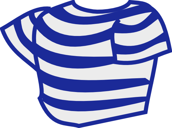Striped Shirt Clip Art at Clker.com - vector clip art online, royalty