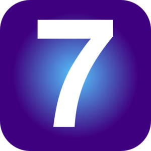 Number 7 Clip Art at Clker.com - vector clip art online, royalty free ...