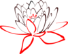 Red Lotus Clip Art