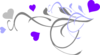Love Birds On A Branch - Lila Clip Art