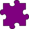 Light Purple Puzzle Piece Clip Art