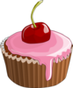 Cherry Cupcake Clip Art