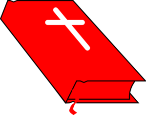 Red Bible Clip Art