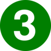 Numeral 3 Clip Art