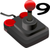 Joystick Nine Clip Art