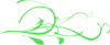 Green Swirly Branches Clip Art