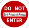 Stop Sterile Procedure Clip Art