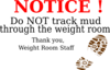 Mud Notice Clip Art