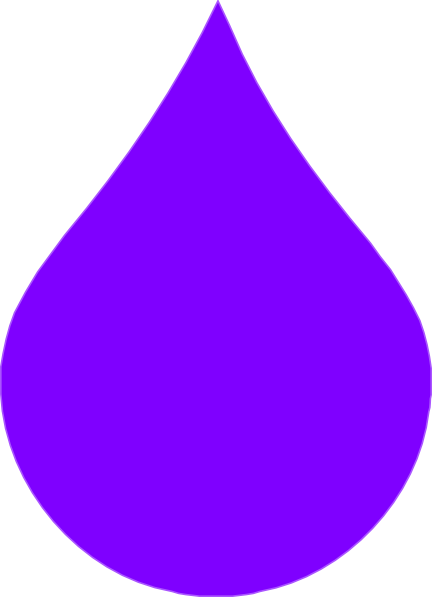 Purple Rain Drop Clip Art at Clker.com - vector clip art online