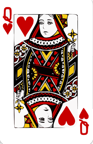 Queen Of Hearts Clip Art at Clker.com - vector clip art online, royalty ...