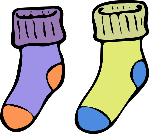 Socks Clip Art at Clker.com - vector clip art online, royalty free ...