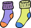 Socks Clip Art at Clker.com - vector clip art online, royalty free ...