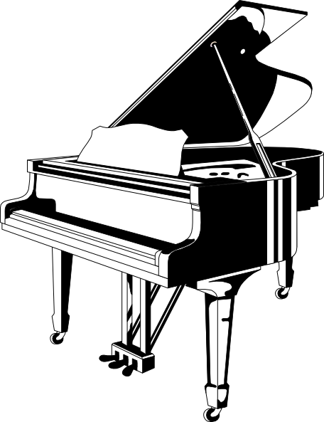 Grand Piano Clip Art at Clker.com - vector clip art online, royalty ...