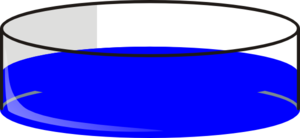 Blue Petri Dish Clip Art