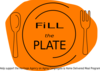 Orange Plate 2 Clip Art