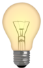 Light Bulb 30% Lit Clip Art