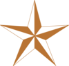 Arizona Copper Star Clip Art