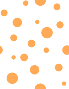 Orange Polka Dots Clip Art
