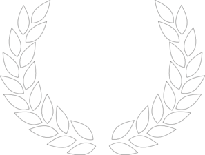 Laurel Wreath White Clip Art at Clker.com - vector clip art online