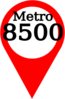 Maker Metro 8500 Okupa Rojo Clip Art