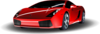 Red Sports Car Clip Art