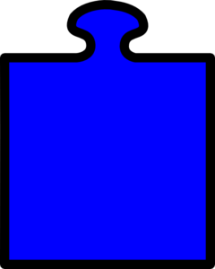 Blue Plug-in Clip Art