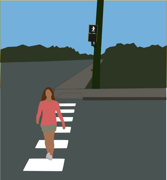 Crosswalk Clip Art at Clker.com - vector clip art online, royalty free