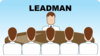 Leadman Seating Arrangement (group Discussion) Clip Art