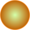 3d Orange Green Ball Clip Art