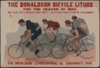 The Donaldson Bicycle Lithos For The Season Of 1896 Clip Art
