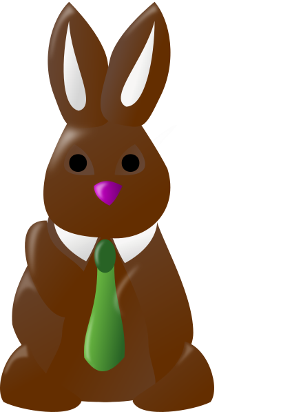 Chocolate Bunny Clip Art at Clker.com - vector clip art online, royalty ...
