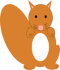 Brown Squirrel Clip Art