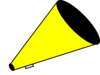 Megaphone Yellow Clip Art