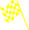 Yellow Flag  Clip Art