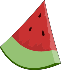 Watermelon Slice Wedge Clip Art