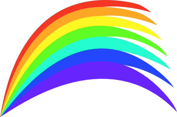 Large Rainbow Clip Art at Clker.com - vector clip art online, royalty