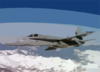 An F/a-18c Hornet Assigned To The  Rough Raiders  Of Strike Fighter Squadron One Two Five (vfa-125) Flies Over The Sierra Nevada Mountains. Clip Art
