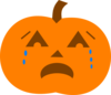 Orange Sad Clip Art
