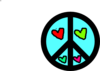 Hearts Peace Clip Art