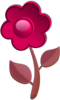 Pink Flower Cute Clip Art