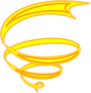 Spiral-yellow Clip Art