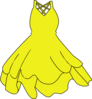Yellow Dress Clip Art