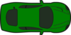 Red Car - Top View Clip Art