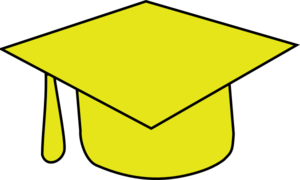 Gold Grad Cap Clip Art at Clker.com - vector clip art online, royalty